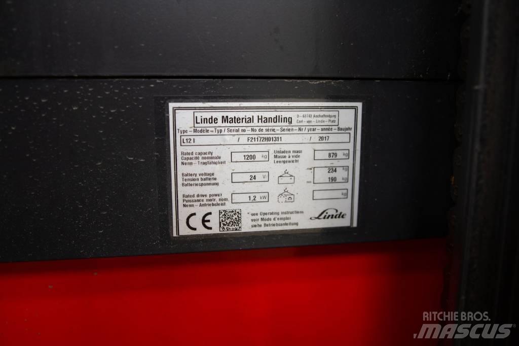 Linde L 12 手推堆垛车