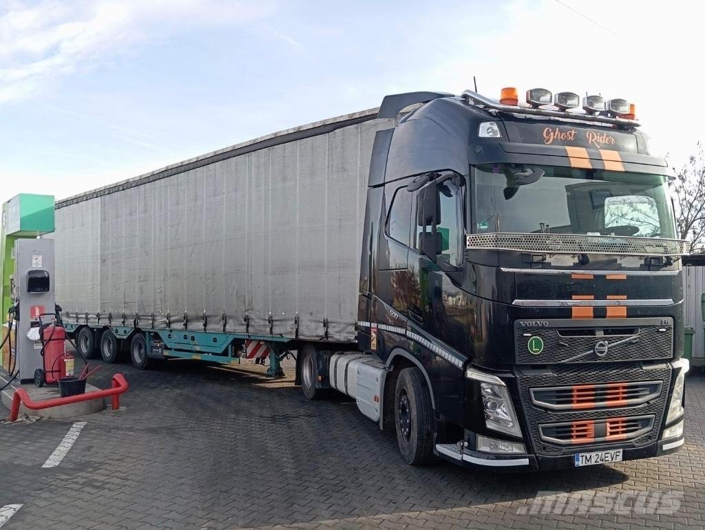 Volvo FH 500 平板栏板货车