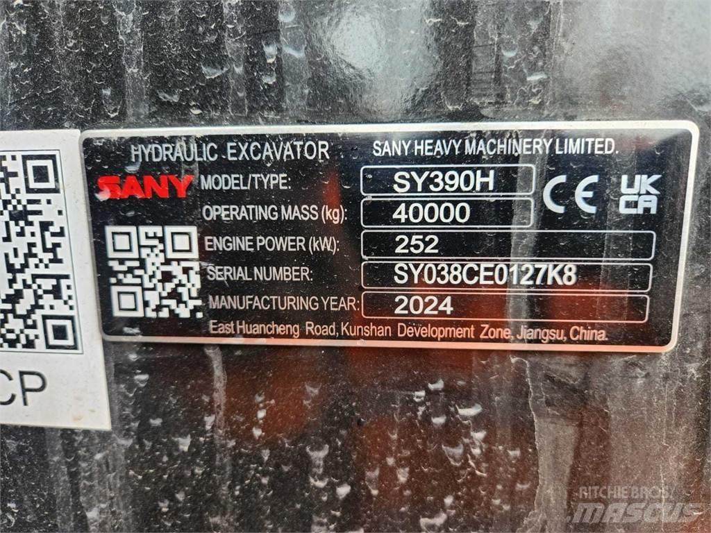 Sany SY390H 履带挖掘机