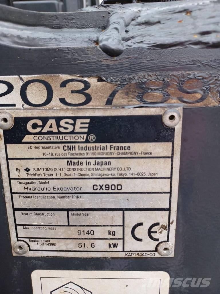 CASE CX 90 D 中型挖掘机