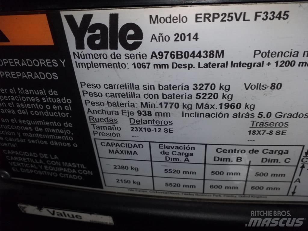 Yale ERP25VL 电动叉车