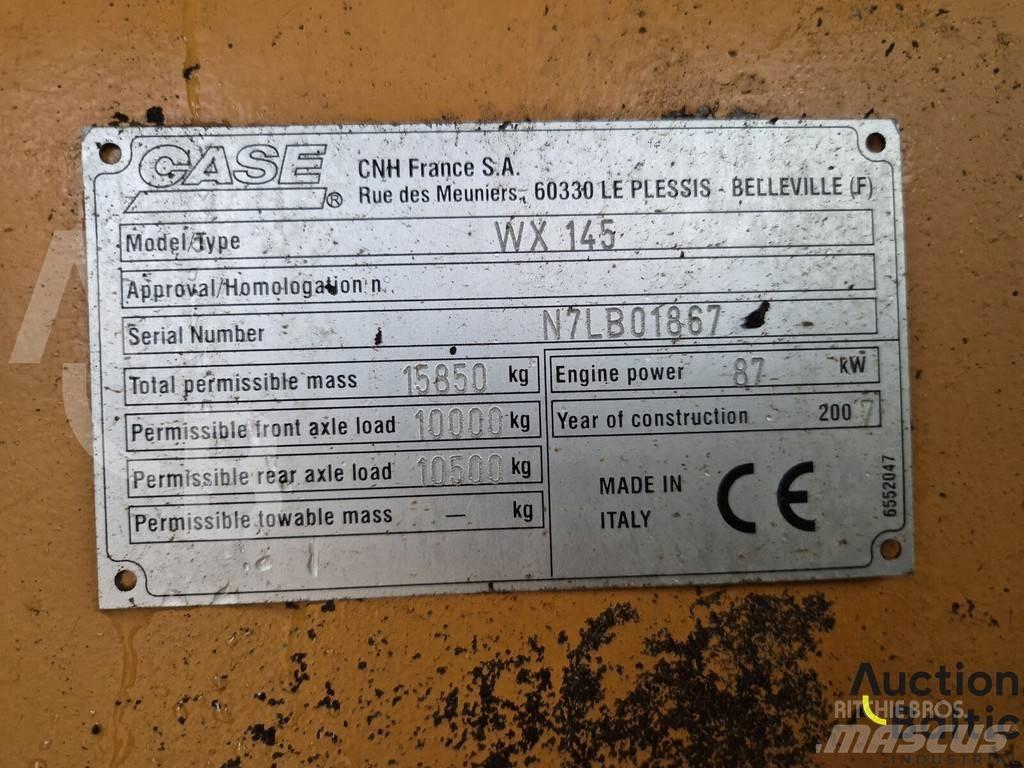 CASE WX 145 轮式挖掘机