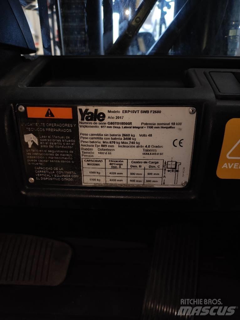 Yale ERP15VT SWB 电动叉车