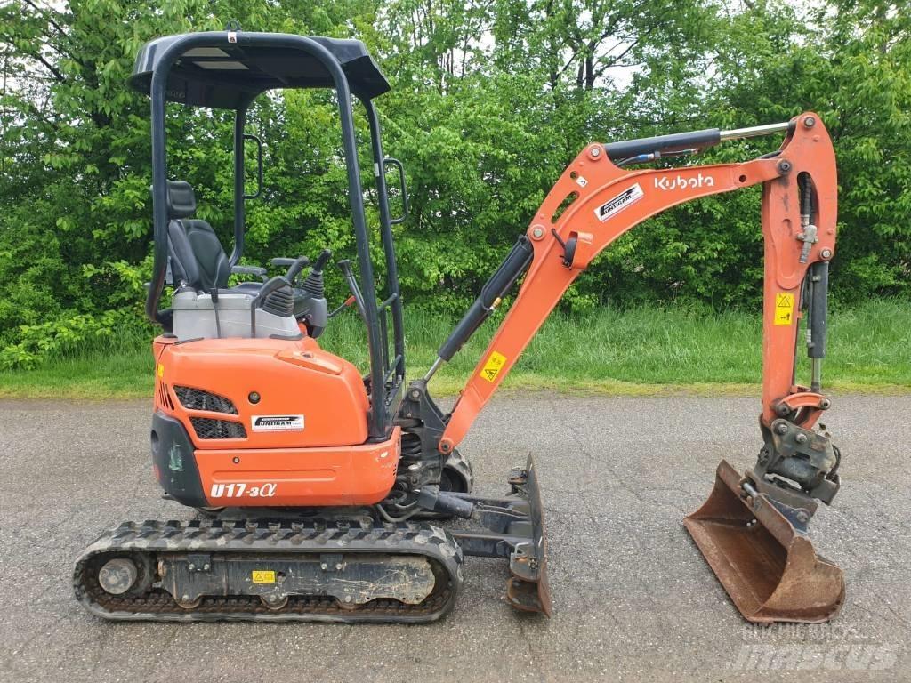 Kubota U 17-3a 小型挖掘机