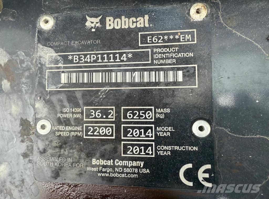Bobcat E 62 小型挖掘机