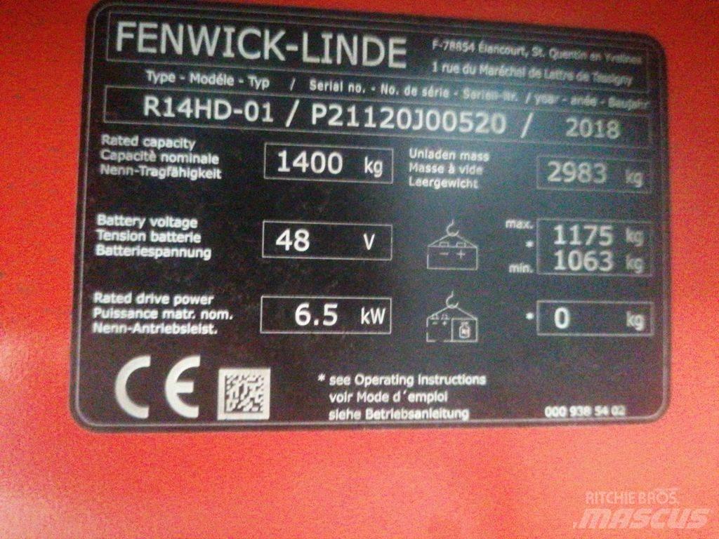 Linde R14HD 前移式叉车