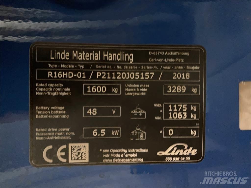 Linde R16HD 前移式叉车