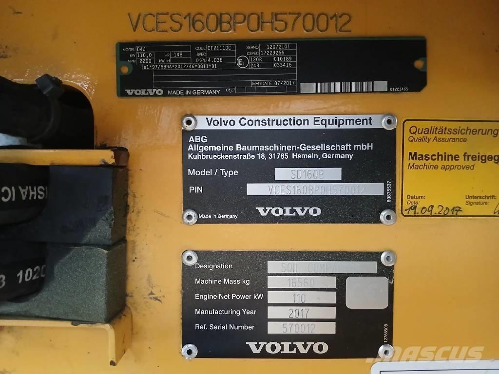 Volvo SD160 B, Vält 胶轮压路机