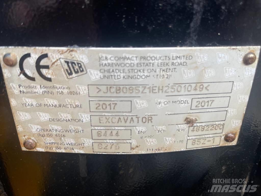 JCB 85 Z 中型挖掘机