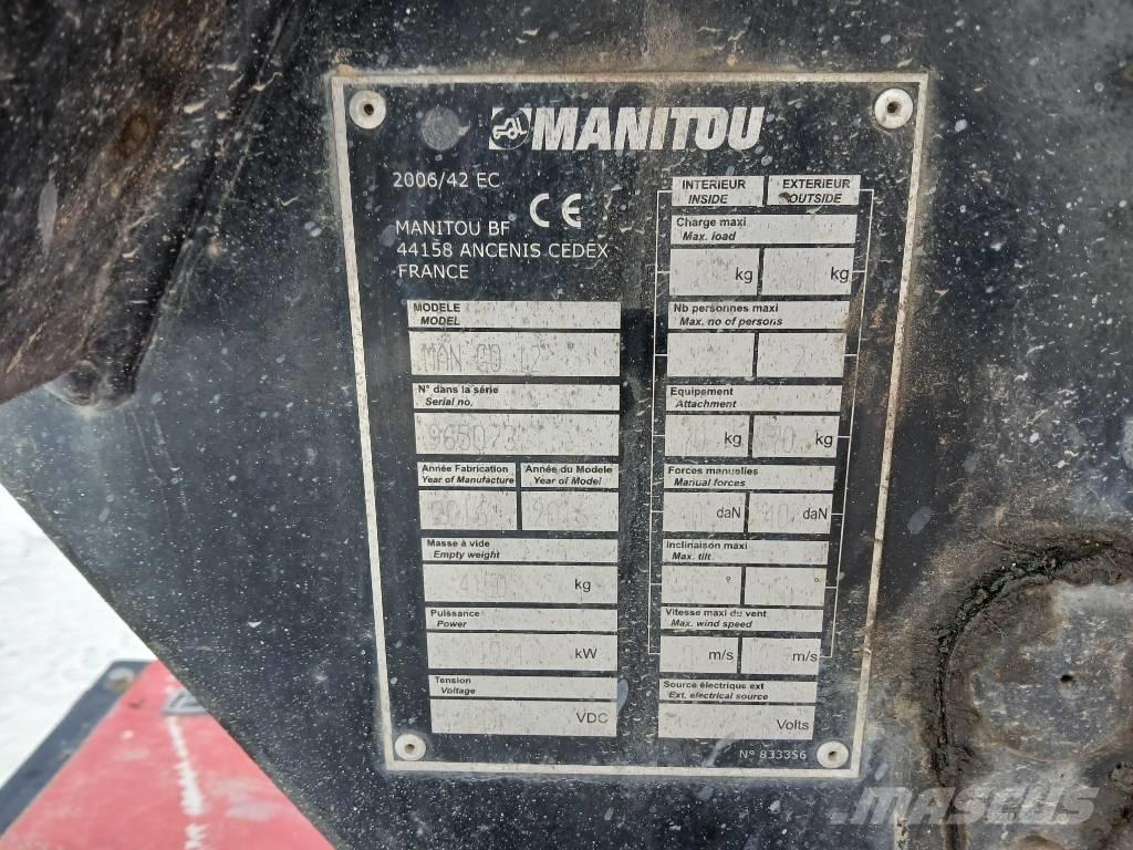 Manitou ManGo 12 曲臂高空工作平台