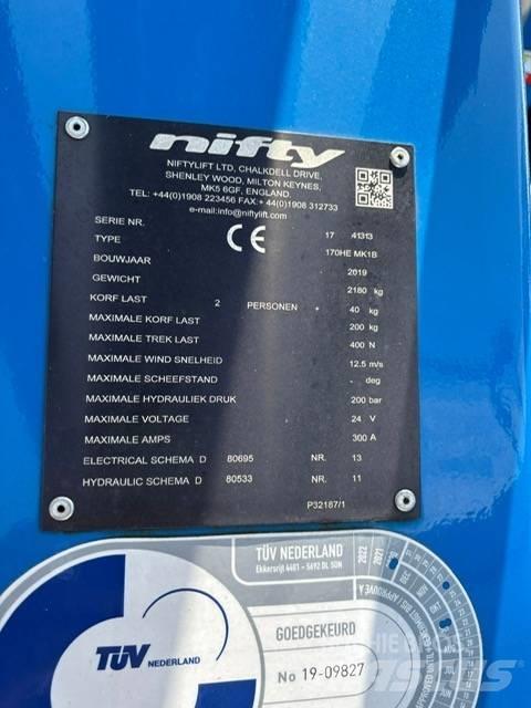 Niftylift 170 H E 拖拉移动式高空作业平台