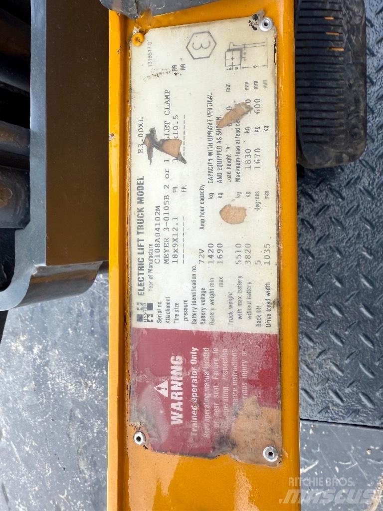 Hyster E3.00XL 电动叉车