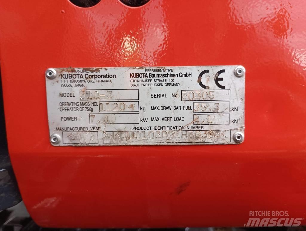 Kubota U 10 小型挖掘机