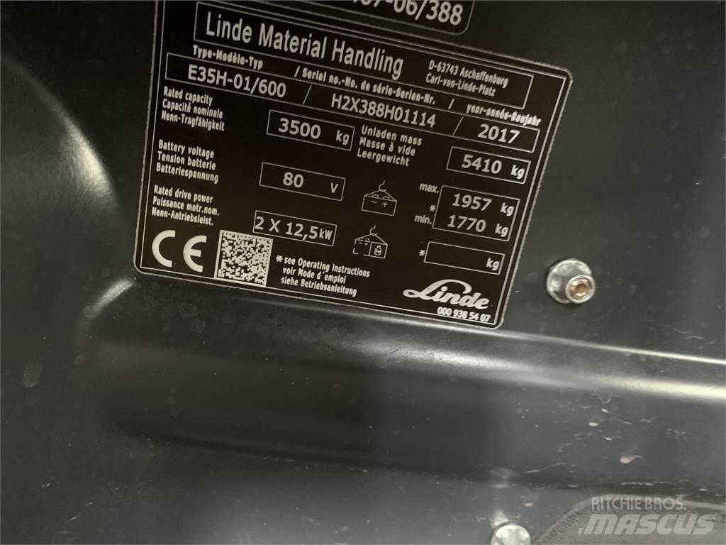 Linde E35/600H 电动叉车