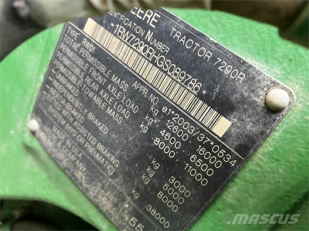 John Deere 7290R 拖拉机/农用车