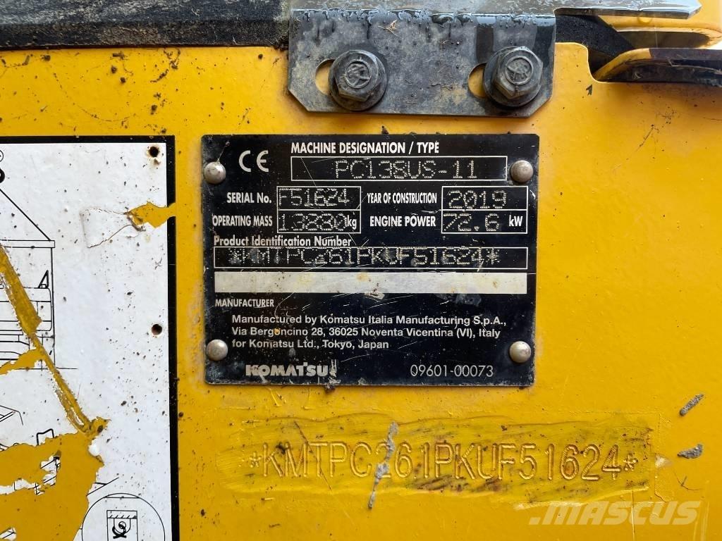 Komatsu PC 138 US-11 履带挖掘机