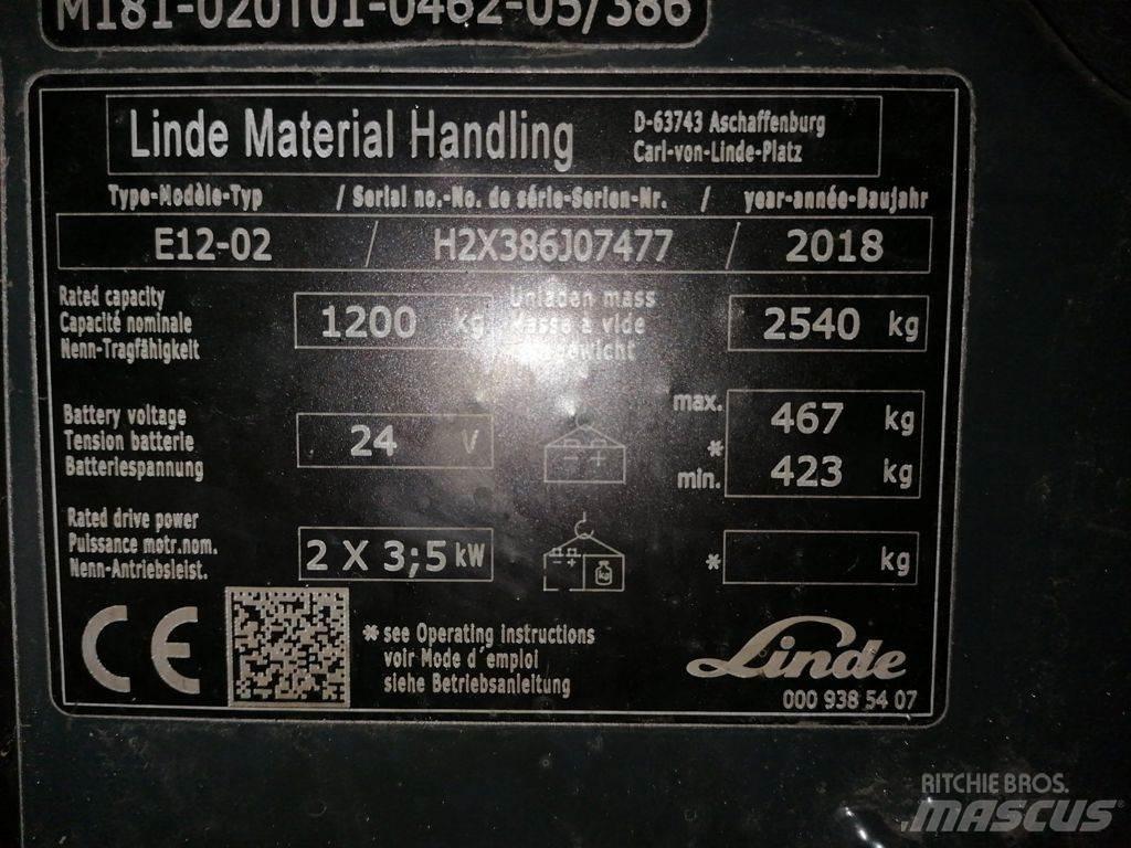 Linde E12-02 电动叉车