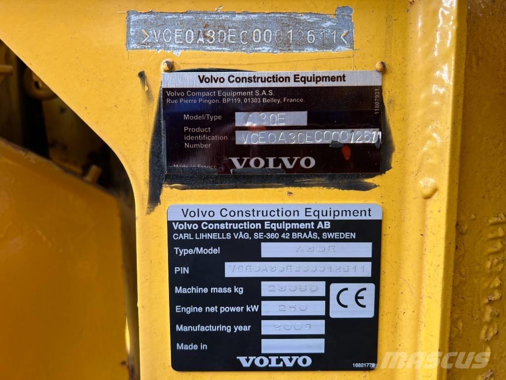 Volvo A30E 铰接式自卸车