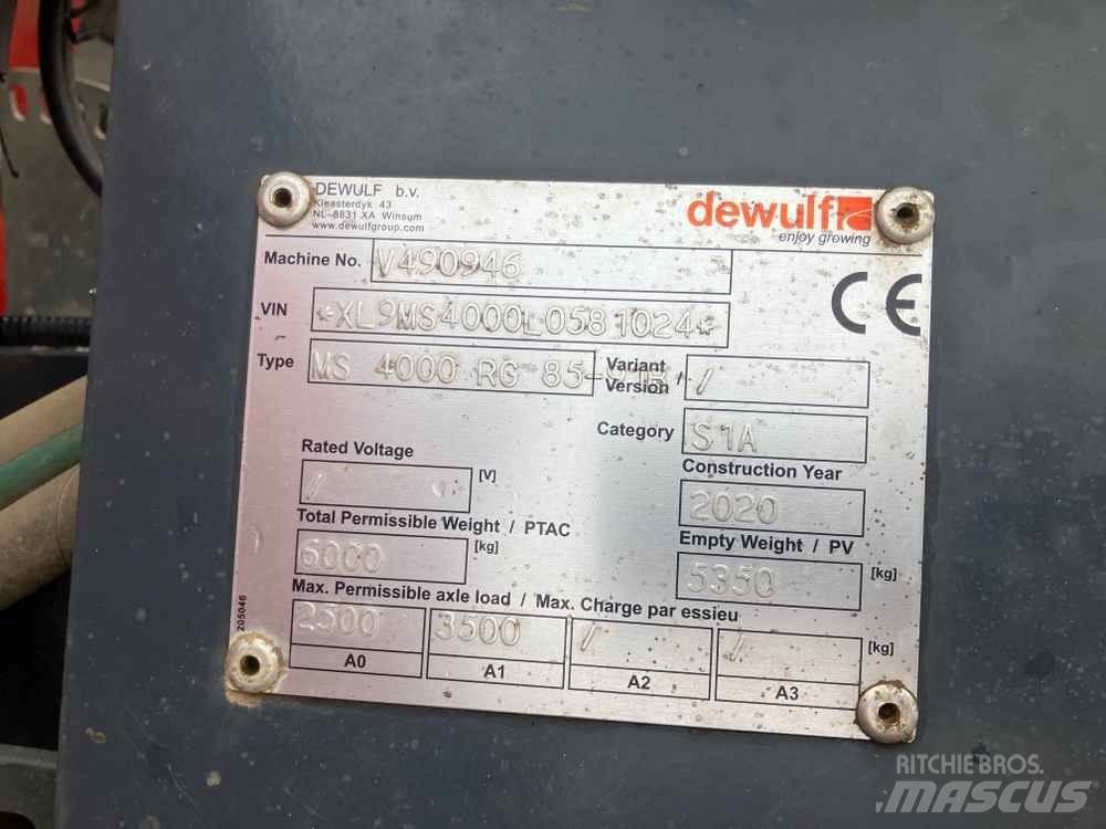 Dewulf MS4000 马铃薯播种机