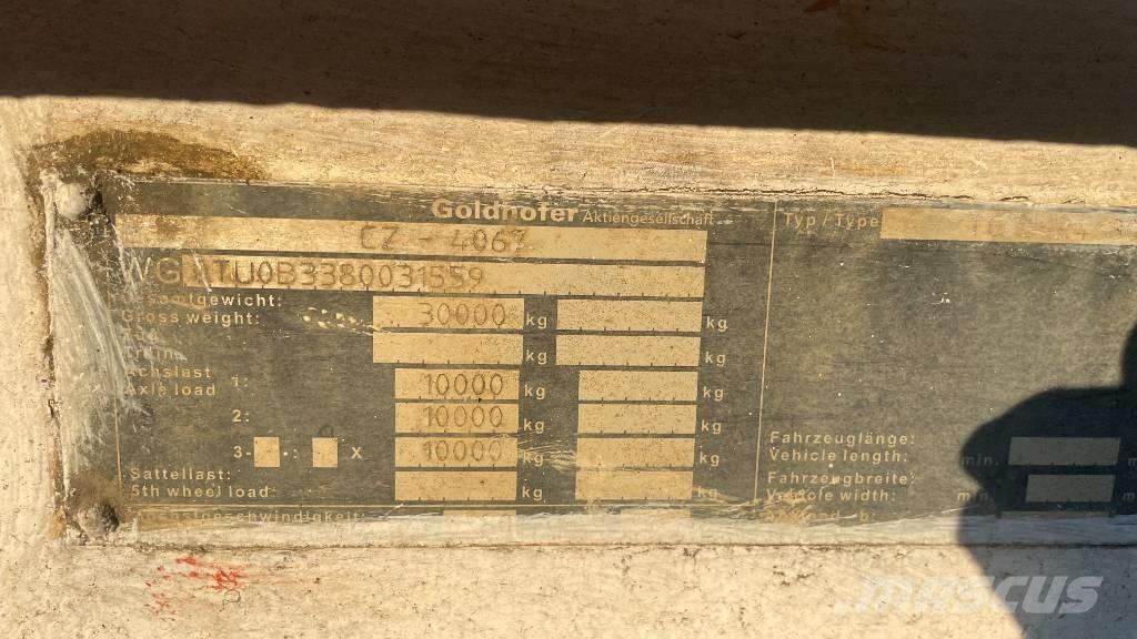 Goldhofer TU 3- 24/80 平板拖车