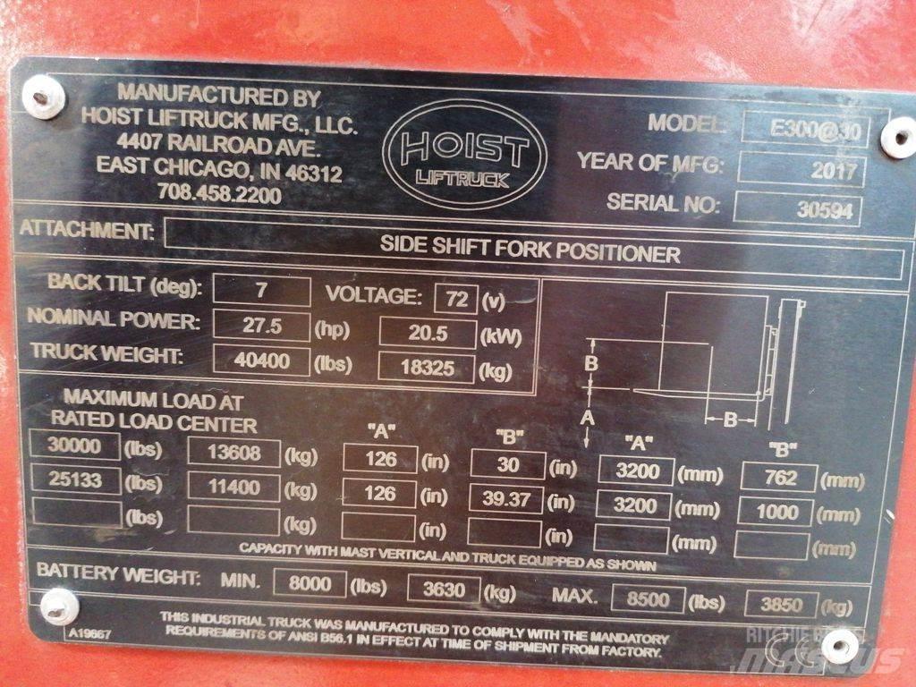 Hoist E300 电动叉车
