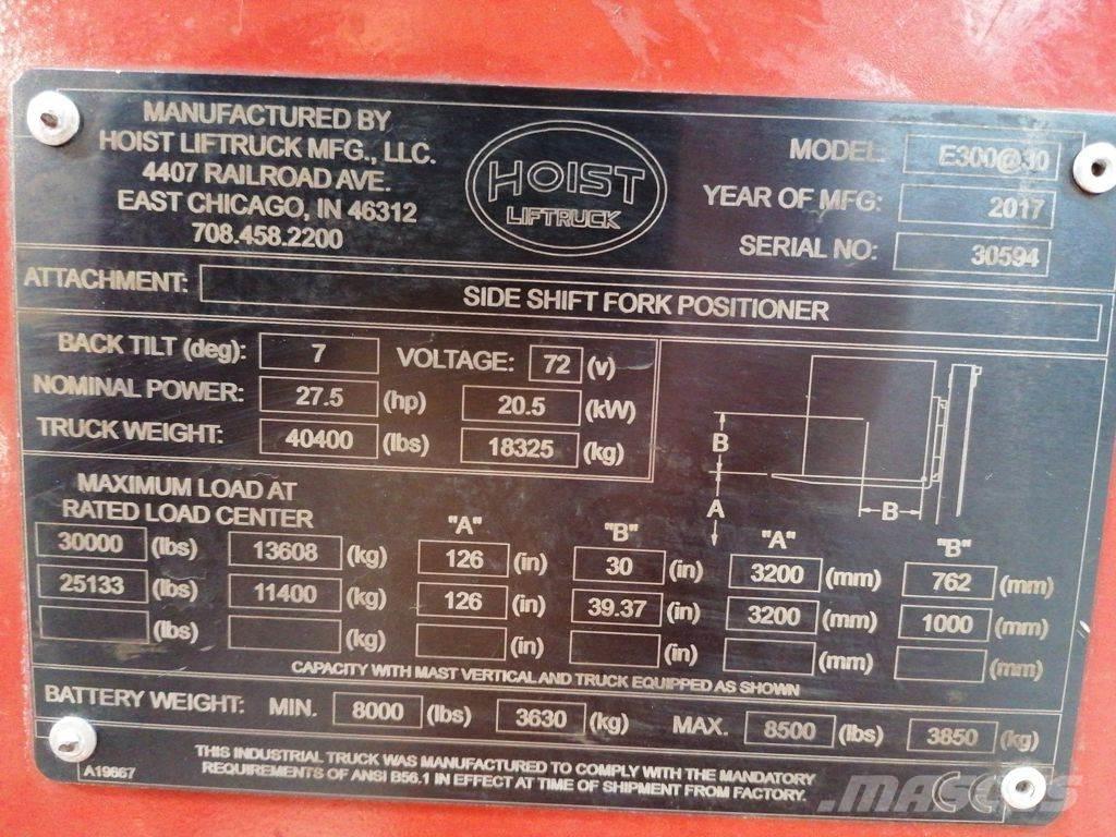 Hoist E300 电动叉车