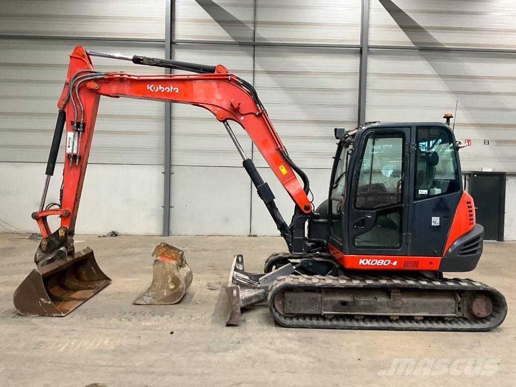 Kubota KX 080-4 中型挖掘机