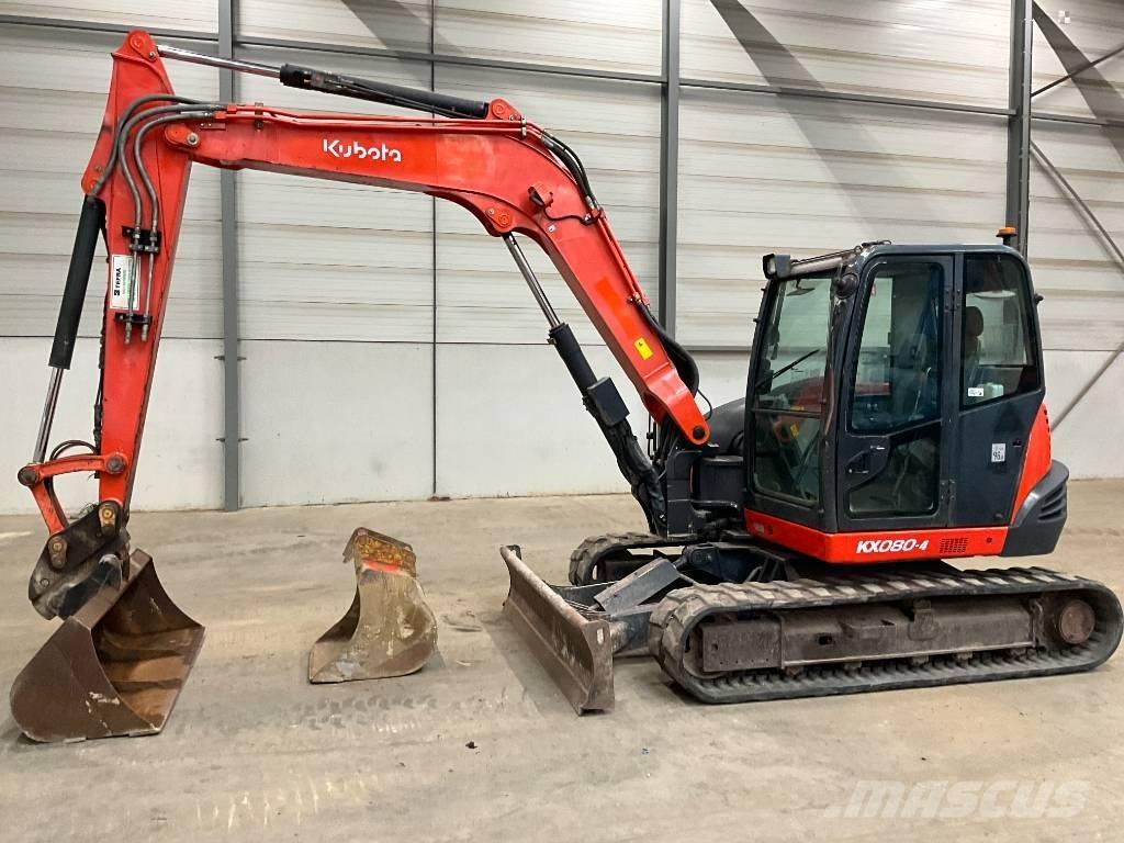 Kubota KX 080-4 中型挖掘机