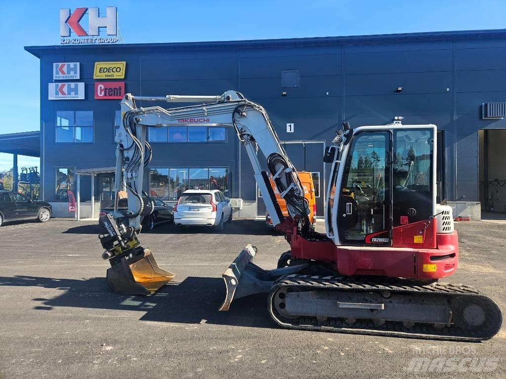 Takeuchi TB 280 FR 中型挖掘机