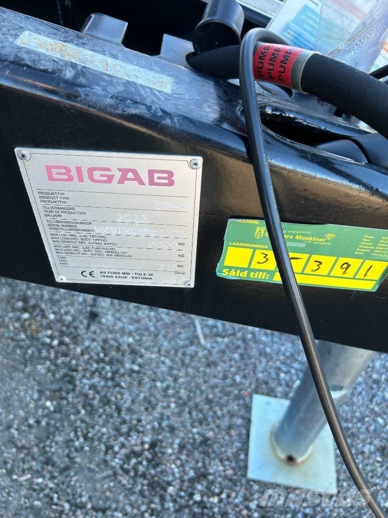 Bigab T8 DUMPERKÄRRA 其他拖车