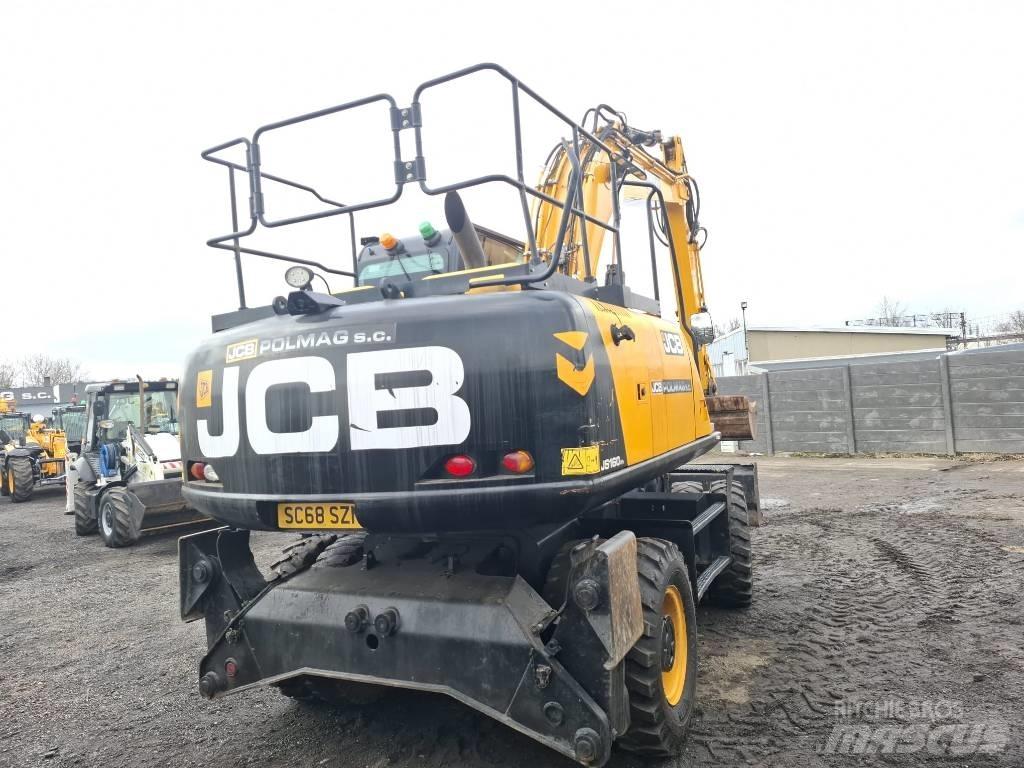 JCB JS 160 W 轮式挖掘机