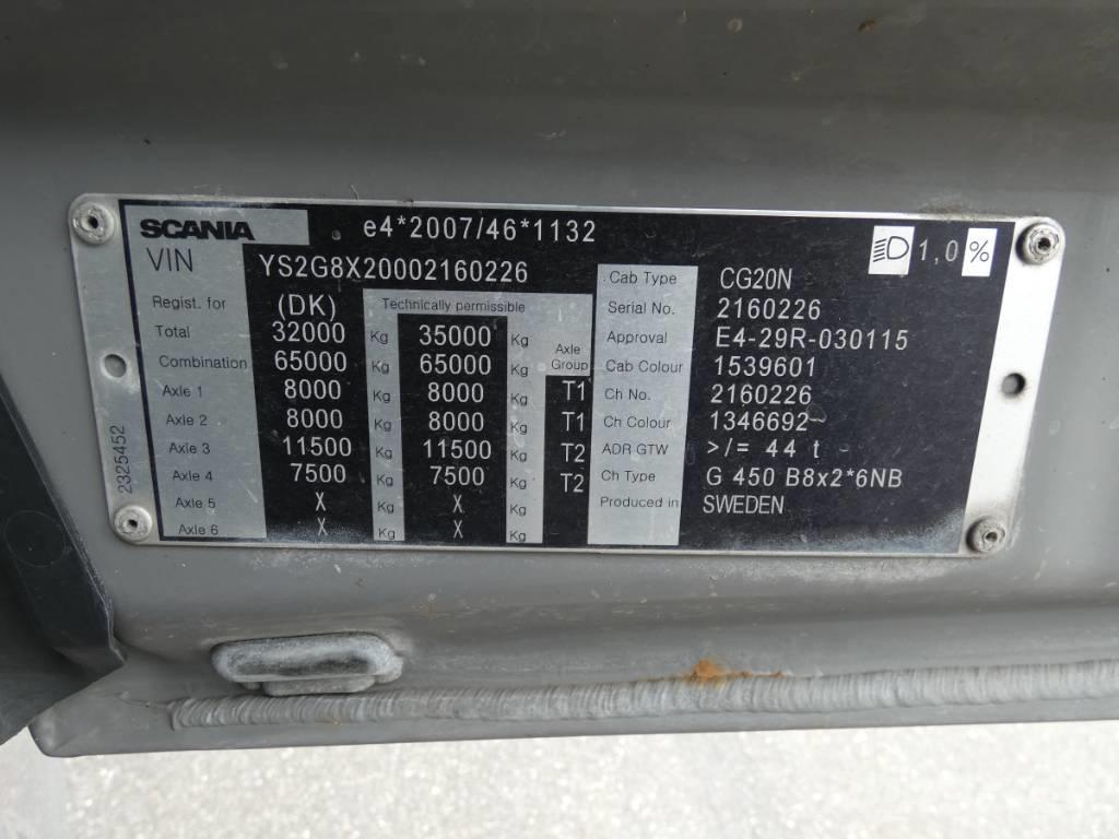 Scania G 450 平板车