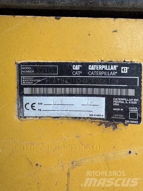 CAT 321 C LCR 履带挖掘机