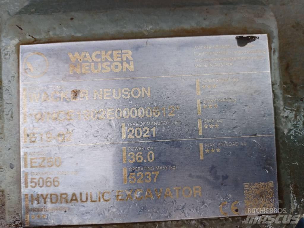 Wacker Neuson EZ50 履带挖掘机