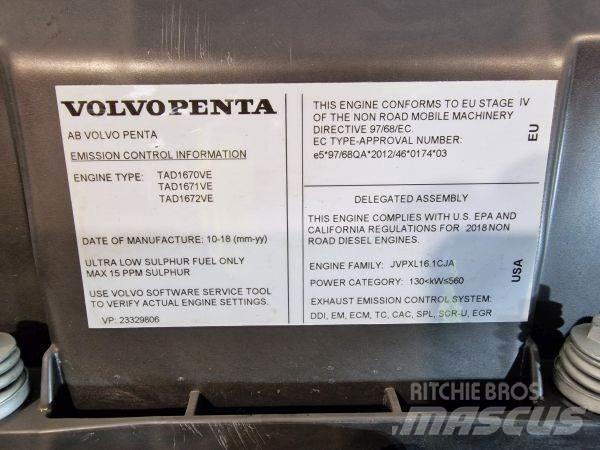Volvo TAD1672VE 发动机