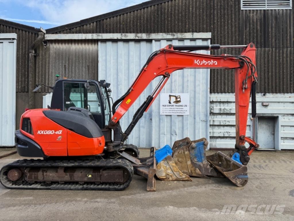 Kubota KX 080 中型挖掘机