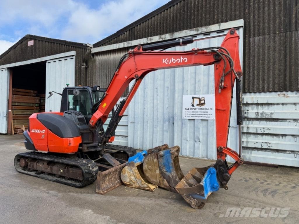 Kubota KX 080 中型挖掘机