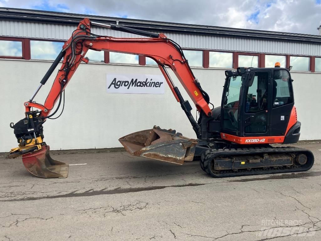 Kubota KX 080-4 中型挖掘机