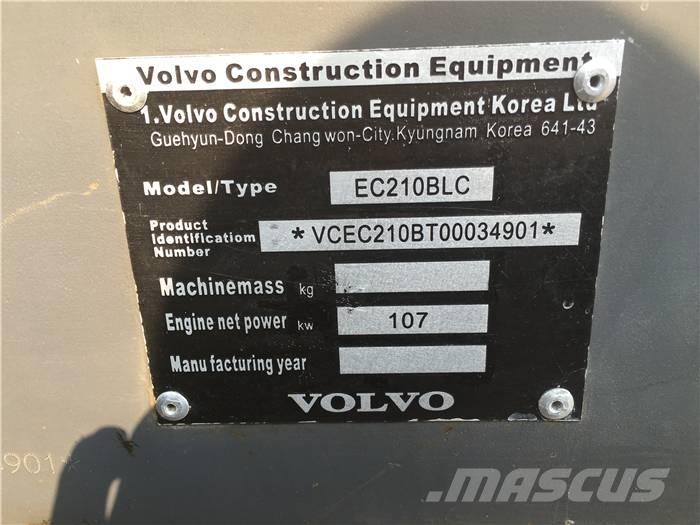 Volvo EC 210 B LC 履带挖掘机