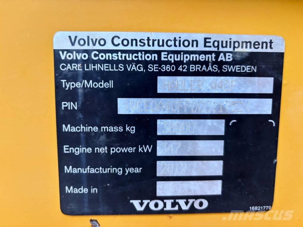 Volvo A 40 F 铰接式自卸车