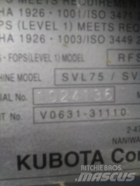 Kubota SVL 75-2 滑移装载机