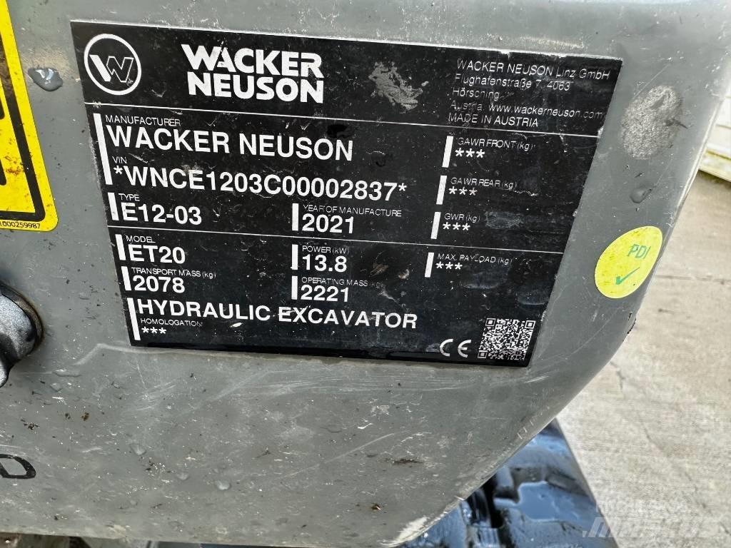 Wacker Neuson ET 20 小型挖掘机
