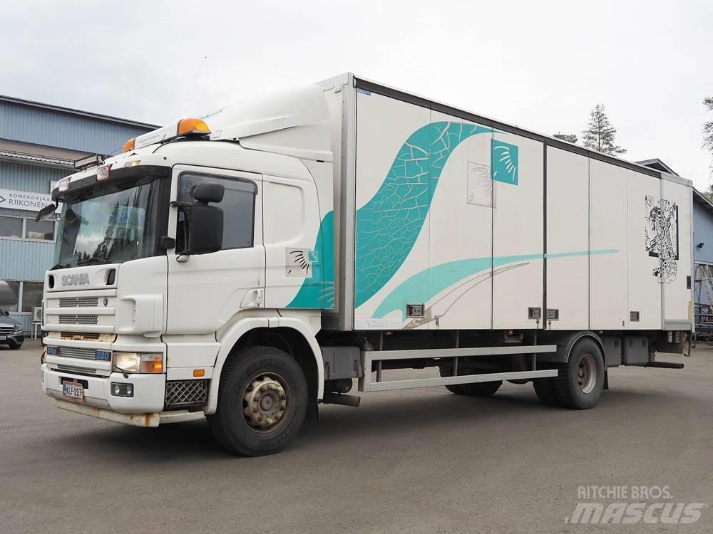 Scania 94 D 260 平板栏板货车
