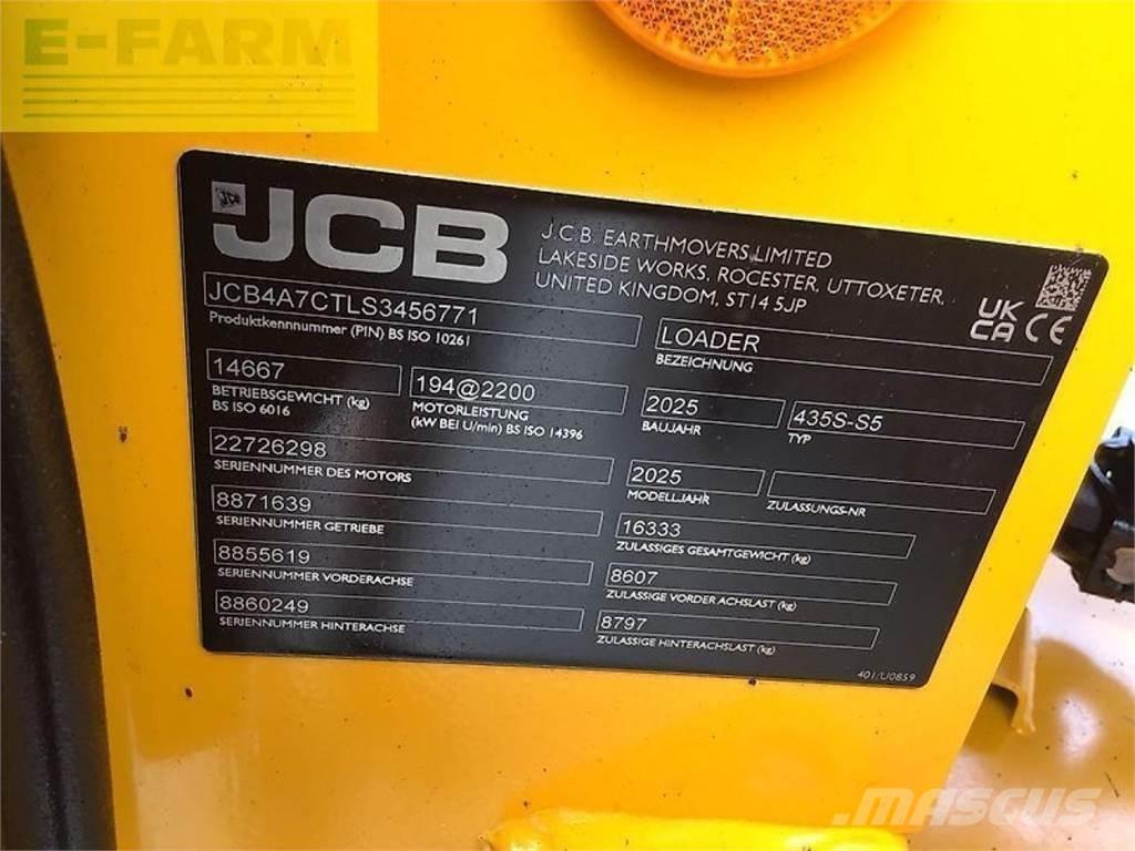 JCB 435s stufe v 小型挖掘机
