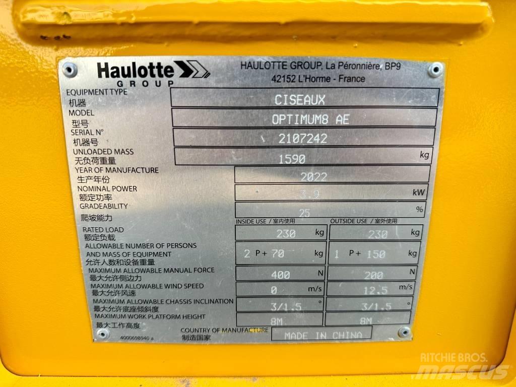 Haulotte OPTIMUM 8 剪叉式升降机
