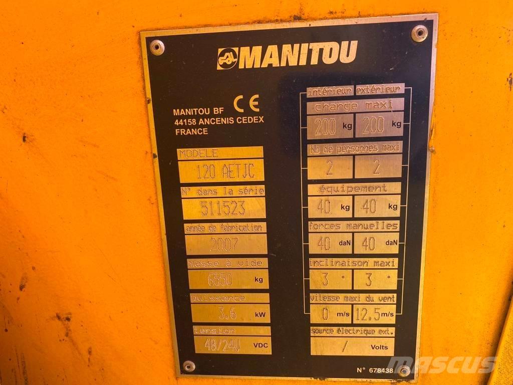 Manitou 120 AET JC 曲臂高空工作平台