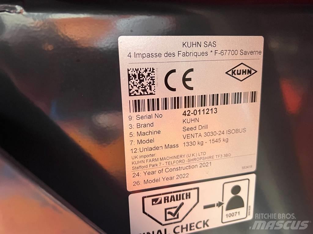 Kuhn Venta 3030-24 条播机