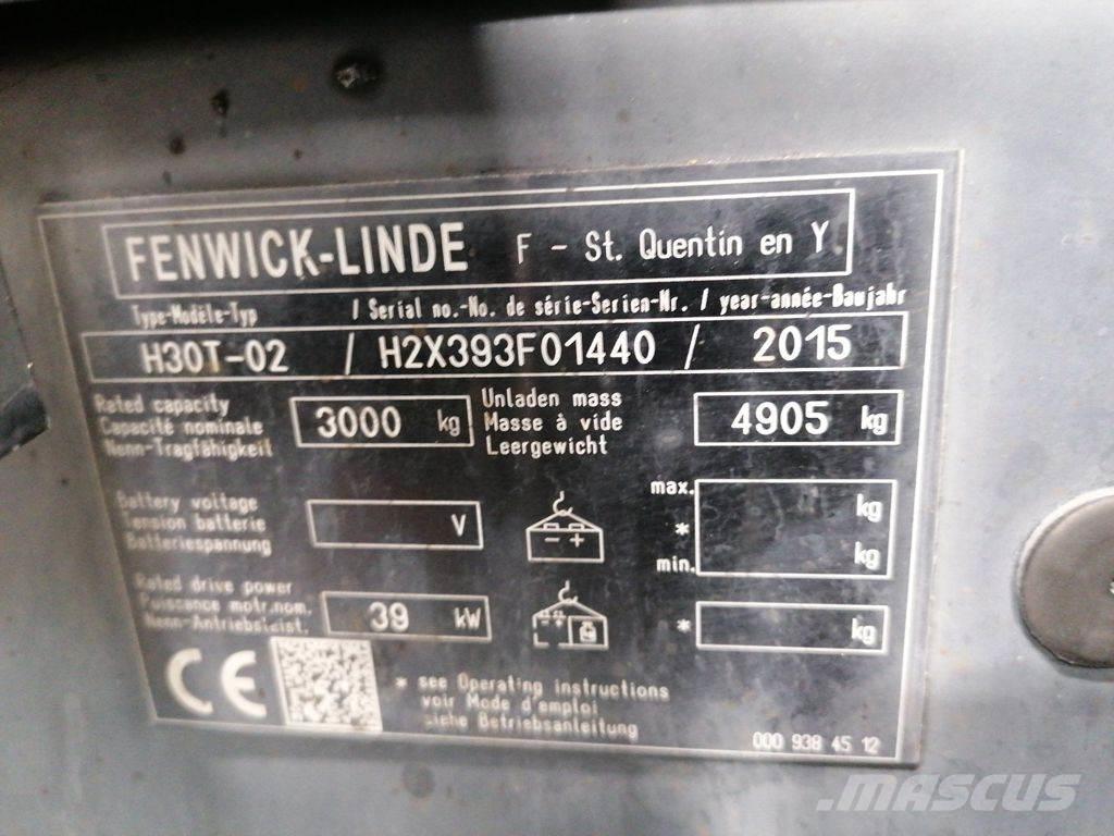 Linde H30T-02 天然气叉车