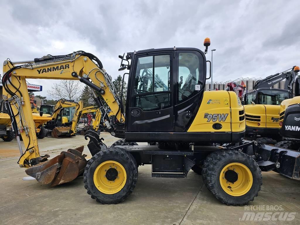 Yanmar B 95 W 轮式挖掘机