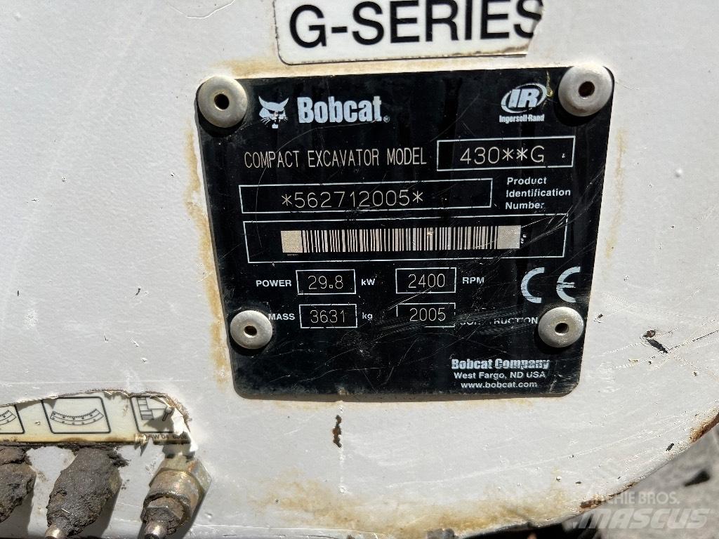 Bobcat 430 小型挖掘机